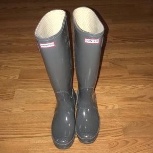 Gray Hunter Boots
